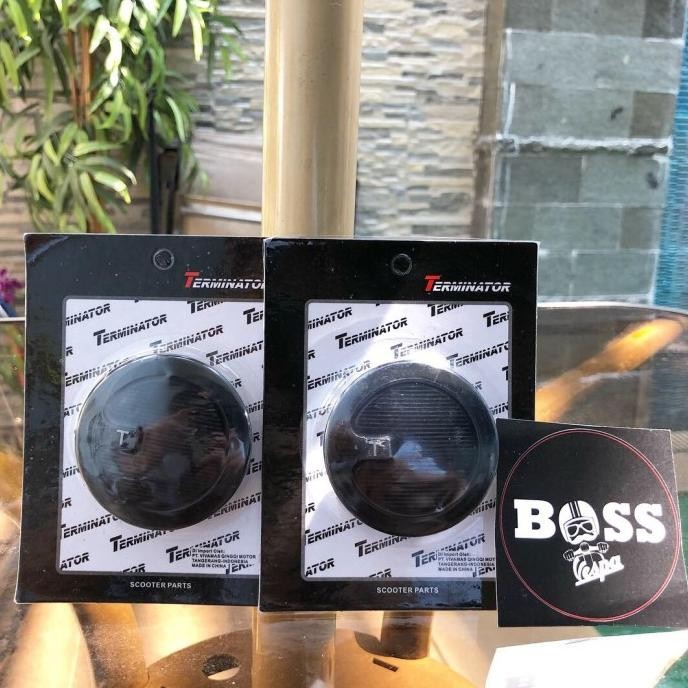 Ori - Dop Velg Terminator Hitam Vespa Sprint Primavera Gts S Lx Lxv