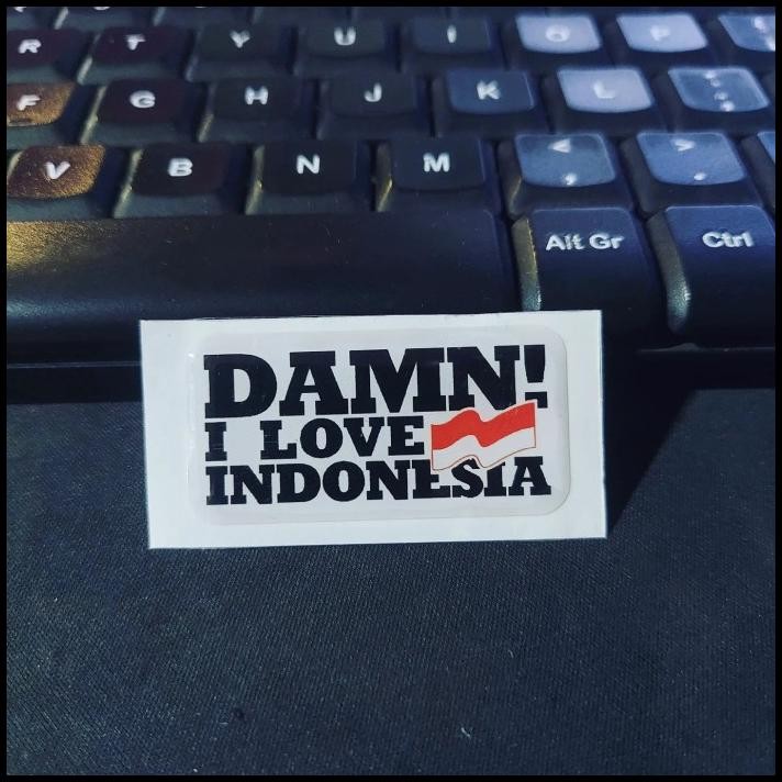 

TERBARU STICKER TIMBUL RESIN I LOVE INDONESIA LYCAL 3D LOGO KECIL SATUAN !