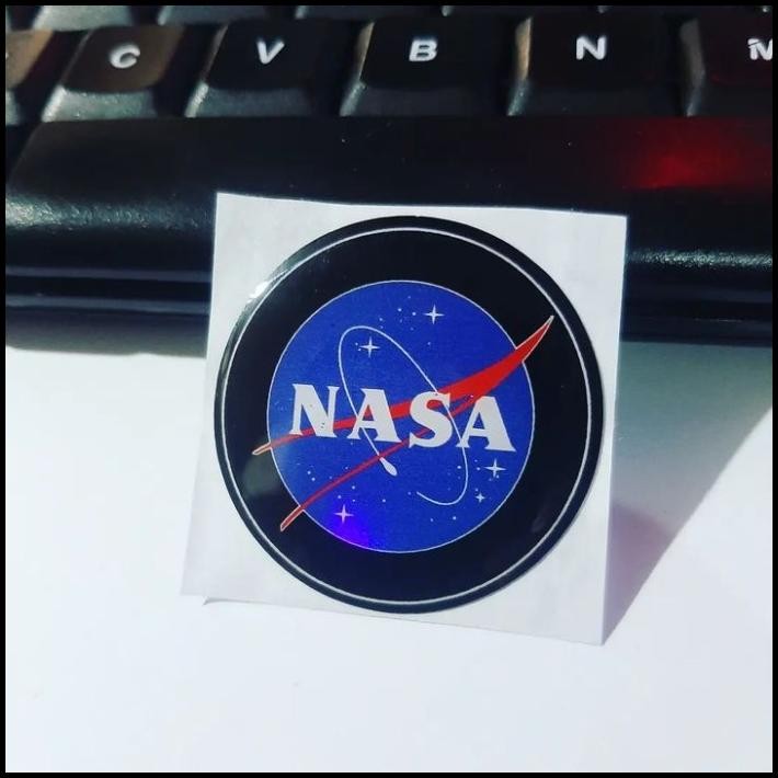 

DISKON STICKER TIMBUL RESIN NASA STIKER LOGO 3D KECIL SATUAN 4CM !!