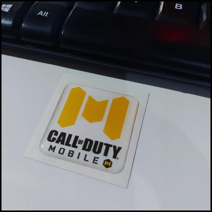 

HOT DEAL STICKER TIMBUL RESIN CALL OF DUTY MOBILE LOGO STIKER LENTUR 3D KECIL !!!!!!