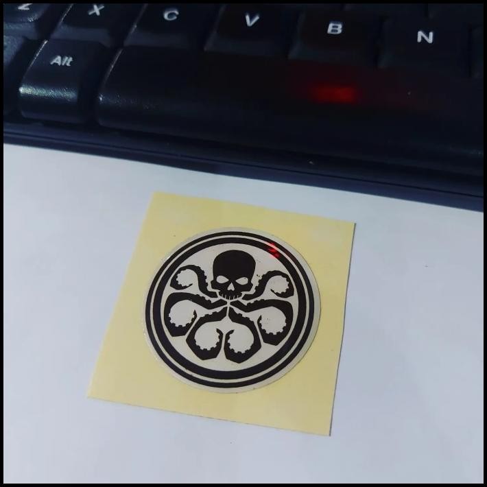 

GRATIS ONGKIR STICKER RESIN TIMBUL HYDRA STIKER LENTUR 3D LOGO KECIL 4CM !!!!!