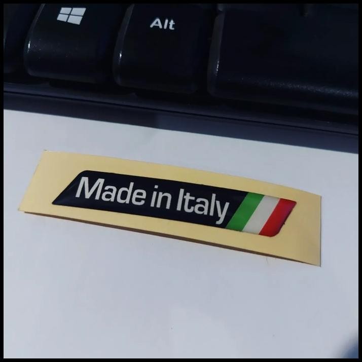 

GRATIS ONGKIR STICKER TIMBUL RESIN MADE IN ITALY STIKER LENTUR 3D ITALI ITALIA !!!