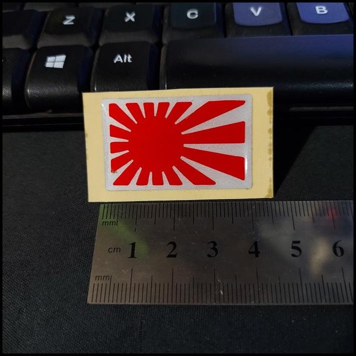 

HOT DEAL STICKER TIMBUL RESIN JFM FLAG JAPAN JEPANG 4CM !!!!!