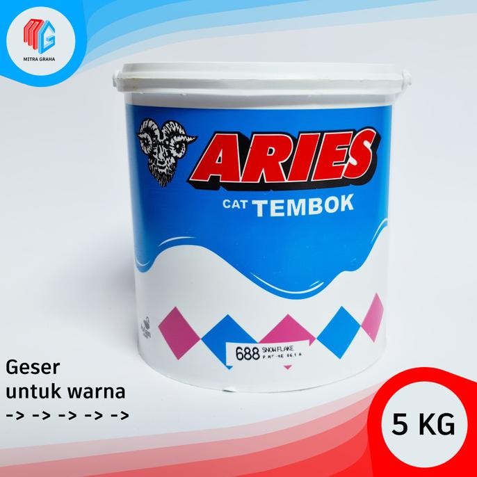 

ARIES CAT TEMBOK EMULSION PAINT 5 KG ORIGINAL