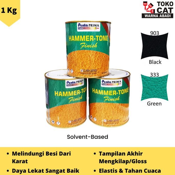 

CAT BESI TEMPA PENTA HAMERTONE 1 KG HITAM & HIJAU ORIGINAL