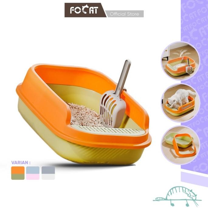 

FOCAT TEMPAT BAK PASIR KUCING M20 CAT LITTER BOX HEWAN FREE SEKOP ORIGINAL