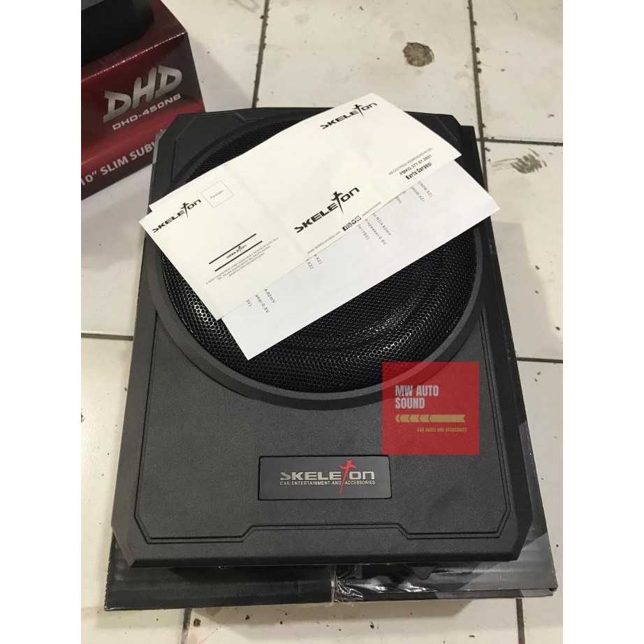 Produk Baru Subwoofer Kolong Aktif / Bass Tube Kolong Skeleton 10 Inch Skt-T550