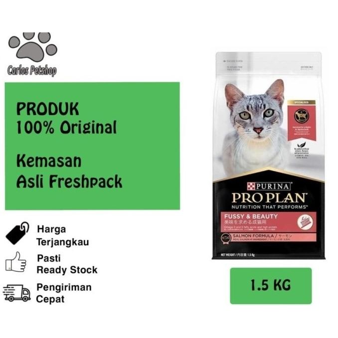 

PRO PLAN / PROPLAN ADULT CAT FUSSY & BEAUTY WITH SALMON & TUNA 1,5KG ORIGINAL