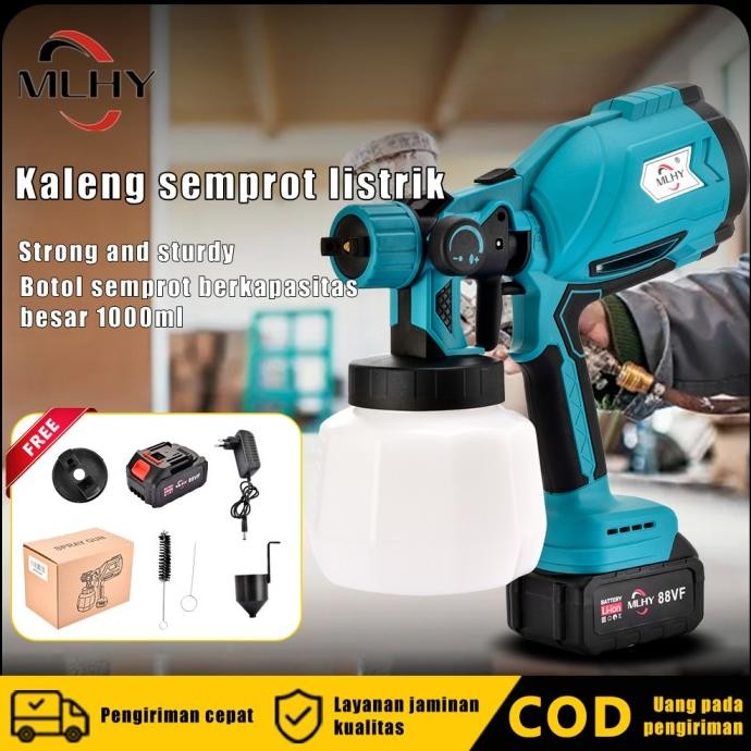 

MLHY 88VF ALAT SEMPROT CAT 950W CAT SEMPROT ELECTRIC SPRAY GUN 1000ML ORIGINAL
