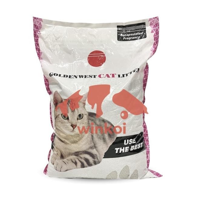 

PASIR KUCING BENTONITE 10L GOLDEN WEST CAT LITTER WANGI GUMPAL ORIGINAL