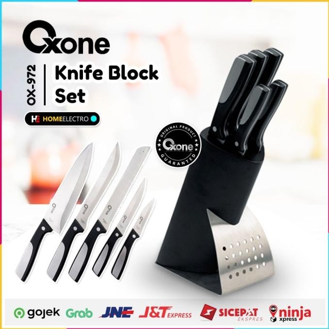 

Berkualitas OX-972 Pisau Dapur Oxone - Knife Block Set
