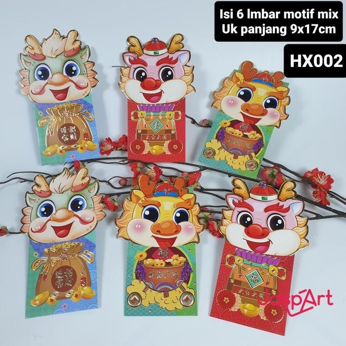 

Produk Unggulan] ANGPAO HONG BAO IMLEK SHIO NAGA 2024 VARIAN PREMIUM PANJANG