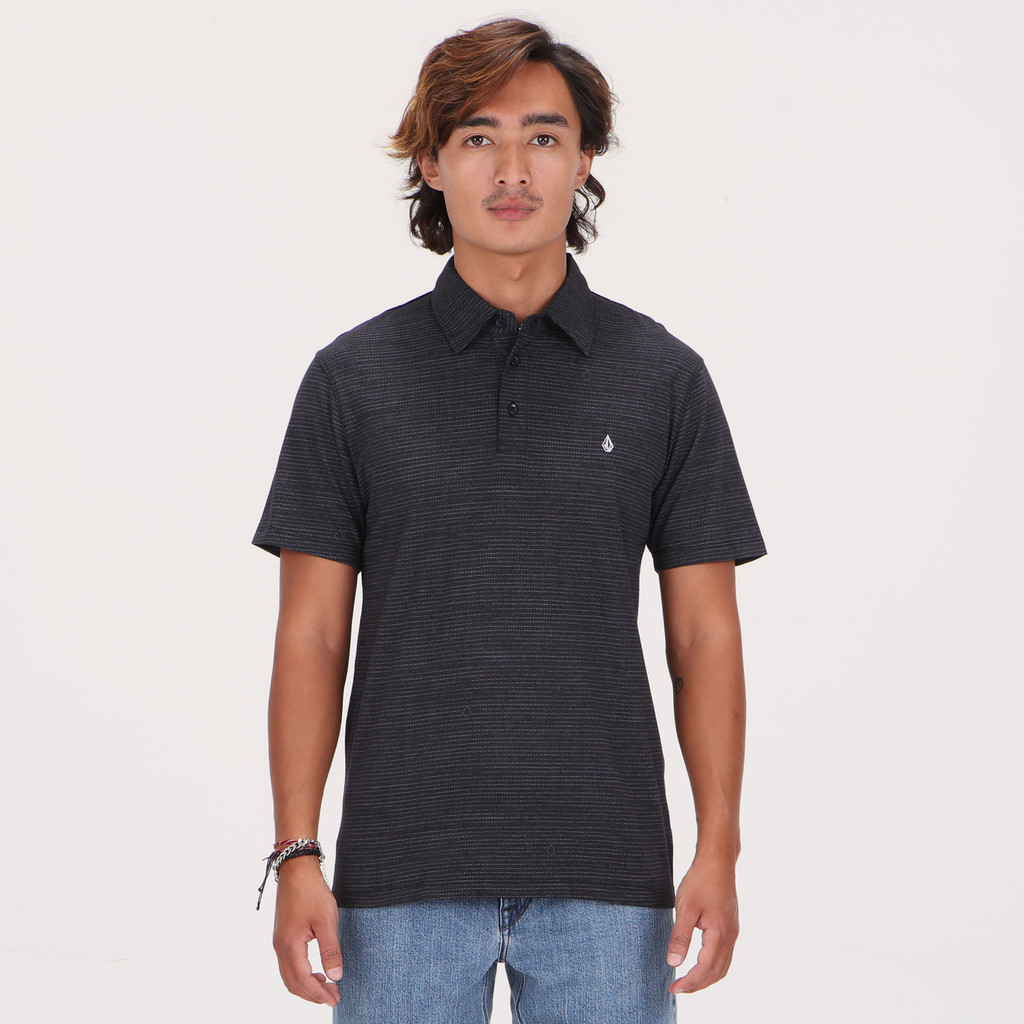 VOLCOM - MPL PRESTON SHORT SLEEVE POLO BLACK