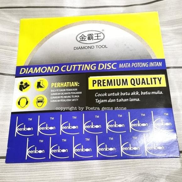 

Berkualitas Mata Pisau Potong Batu Akik Dan Permata 8 inch - Diamond Cutting Disc