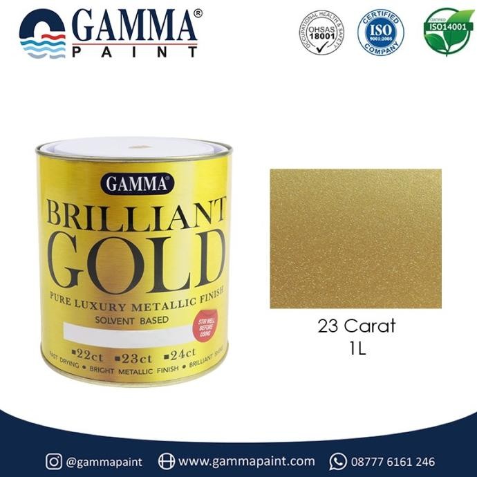 

BRILLIANT GOLD - 23 CARAT - CAT METALIK 1L ORIGINAL
