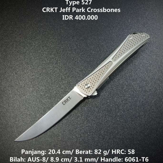 

Berkualitas Pisau Outdoor CRKT Crossbones by Jeff Park