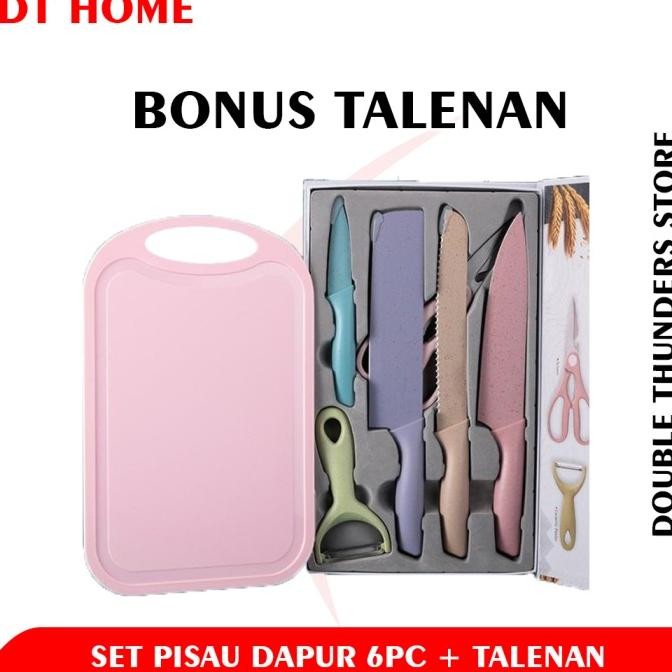 

Berkualitas Pisau Set Dapur Warna Tebal Isi 6pc DT-HM01