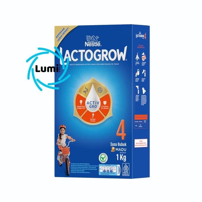 

Lactogrow 3 4 Vanila Madu Susu Pertumbuhan Anak 1-3 Tahun 3-5 Thn 1Kg