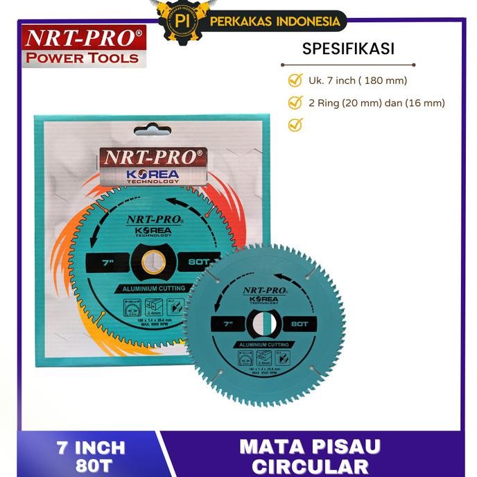 

Berkualitas Mata Pisau Aluminium Circular Saw 7 Inch 80 T TOSITA TCT Wood Circular