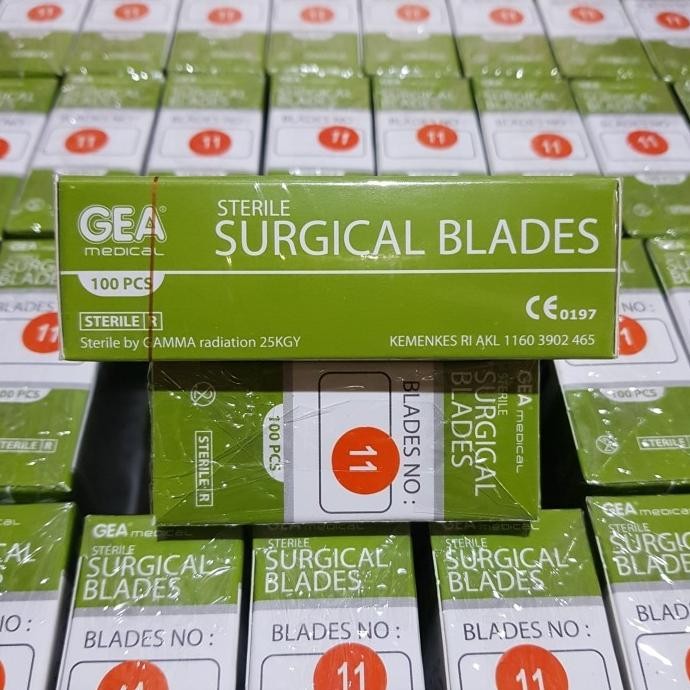 

Berkualitas Mata Pisau GEA MEDICAL Surgical Blade Pisau Bedah / Bisturi