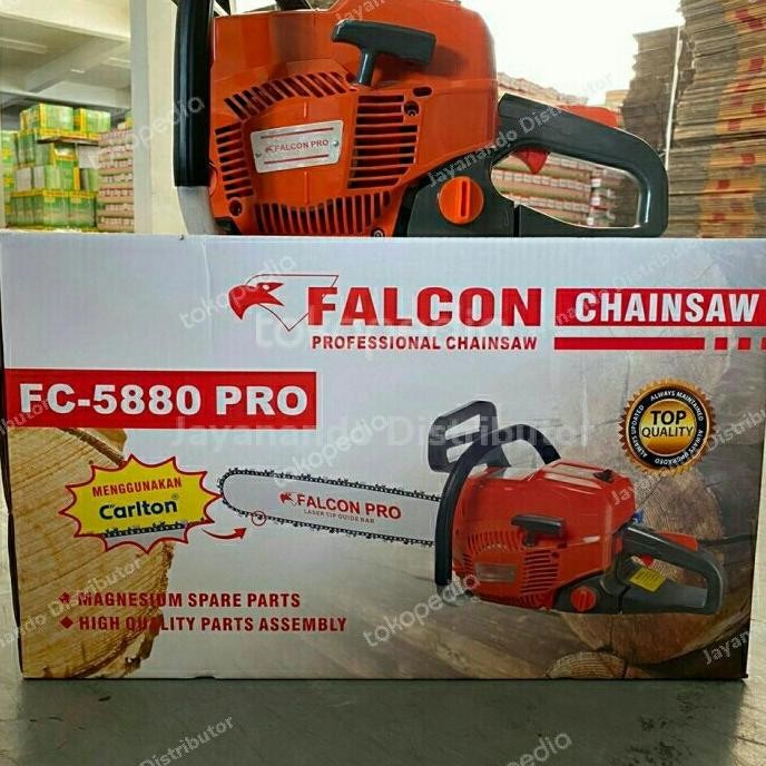 Falcon Chainsaw 5880 Pro + 22Inch Bar Roda