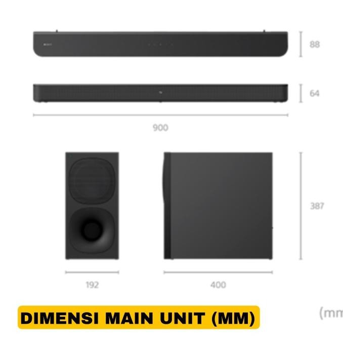 SONY SOUNDBAR HT-S400 / HT S400 Wireless Bluetooth