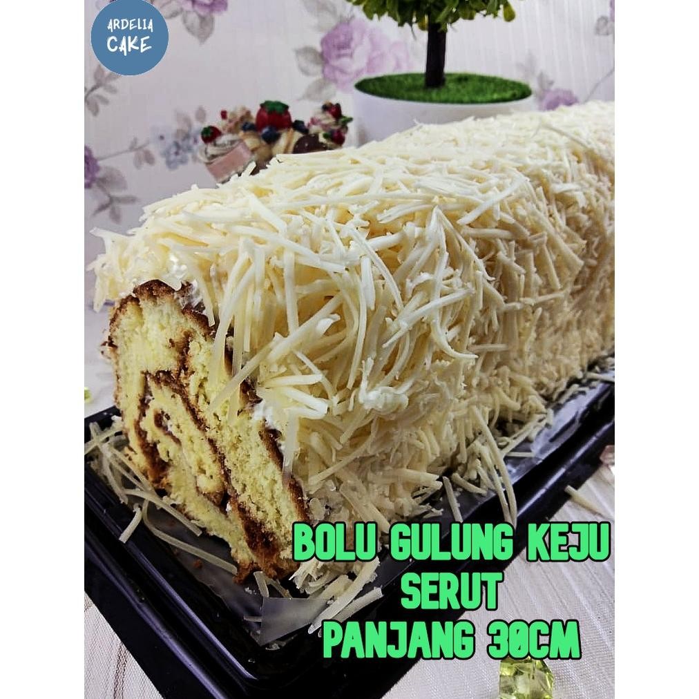 

Roll Keju Serut kue Bolu Gulung PREMIUM / Kue Arisan Lebaran & Natal