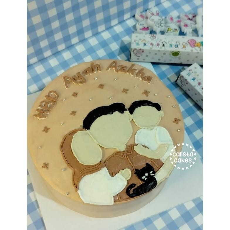 

Bisa DADAKAN... atau H-1 wholecake 20cm tinggi 10cm, birthday cake
