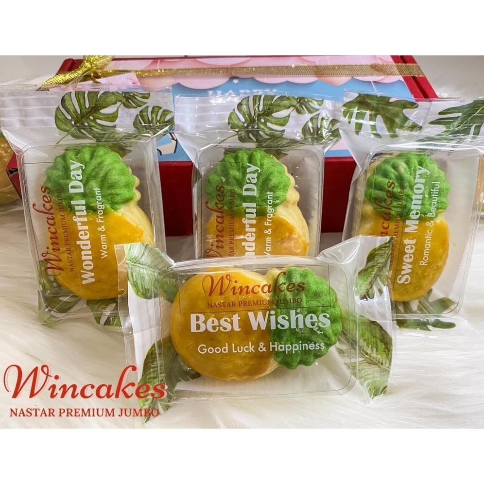 

(Valentine's Edition / Kado Valentine) Hampers Nastar Taiwan / Nastar Nanas Wisman Jumbo / Taiwanese Pineapple Cake / Pineapple Tart (Isi 6)