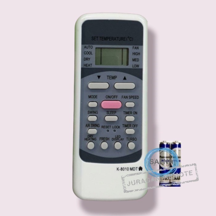 REMOTE REMOT AC DAST DUST MIDEA DENPOO UNIVERSAL