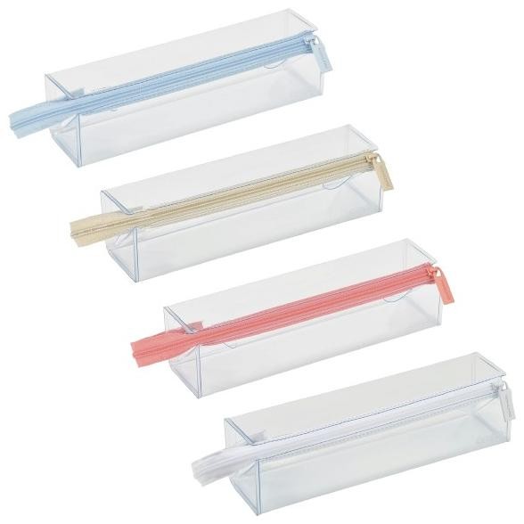 

NEW Kokuyo C2 Clear Type Pencil Case Tray Transparent Kotak Pensil Pouch