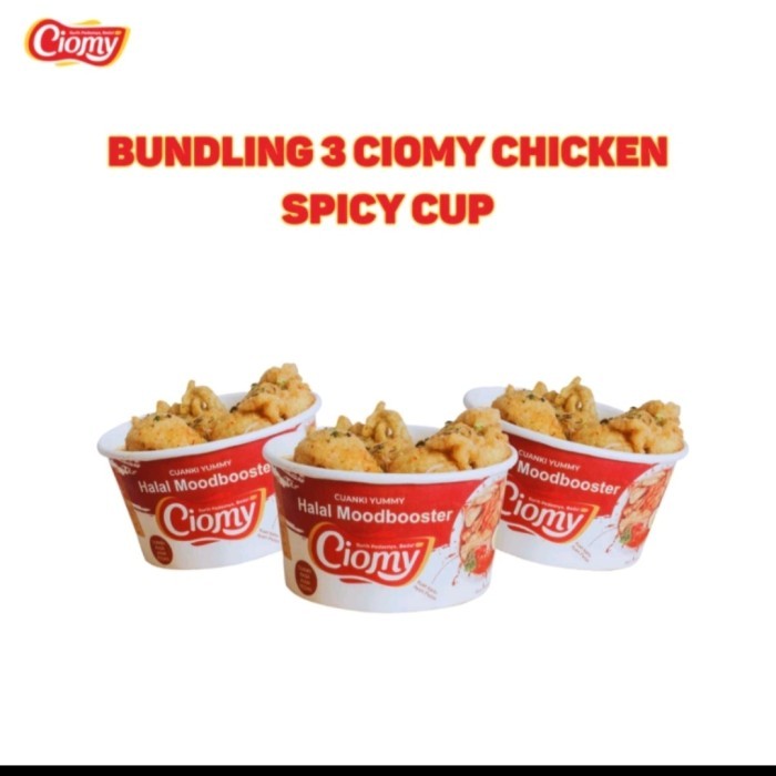 

Termurah C I O M Y Spicy Chicken Bundling 3 Ready