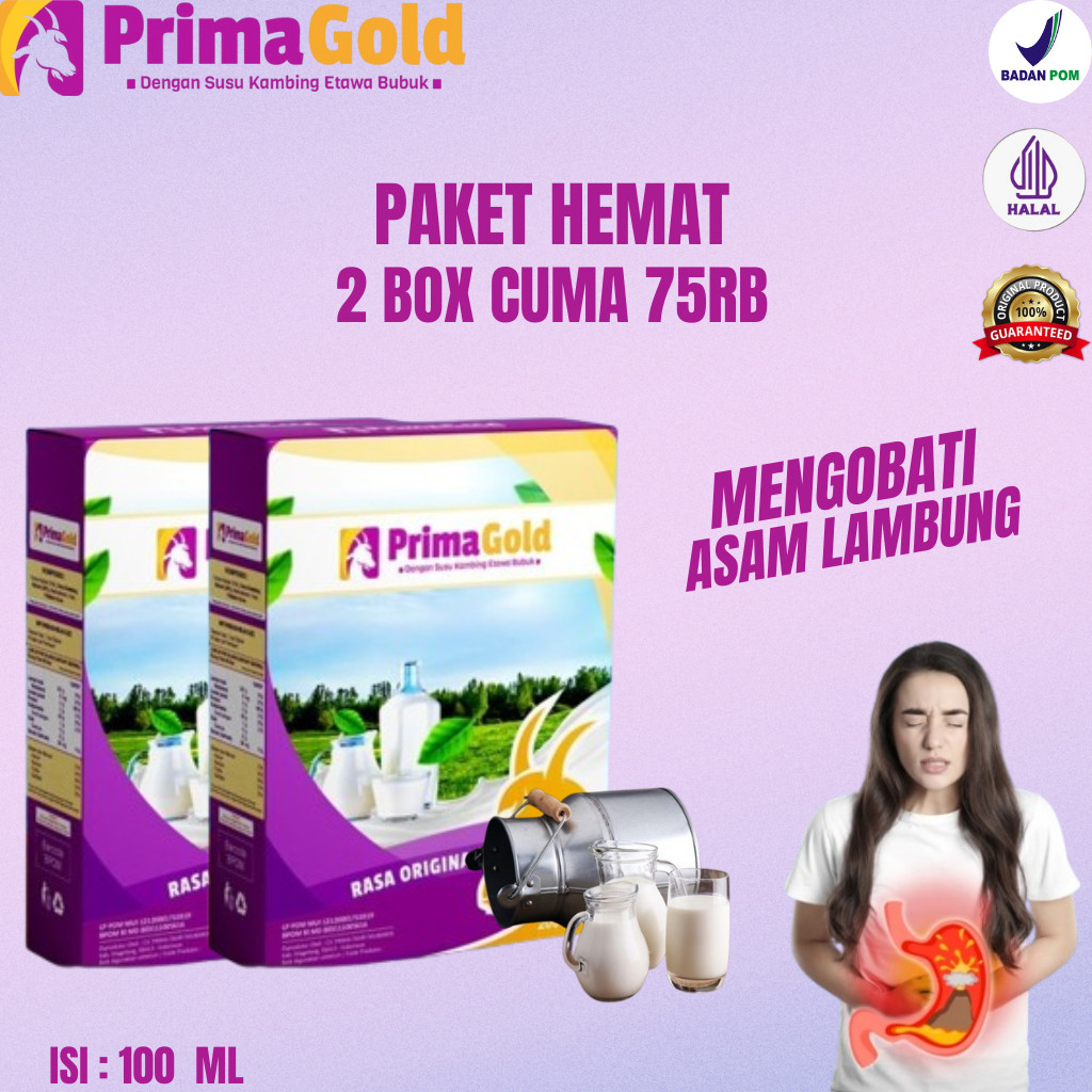 

Paket 2 Box Susu Kambing Etawa Primagold Susu Bubuk Mencegah Dan Mengatasi Stres