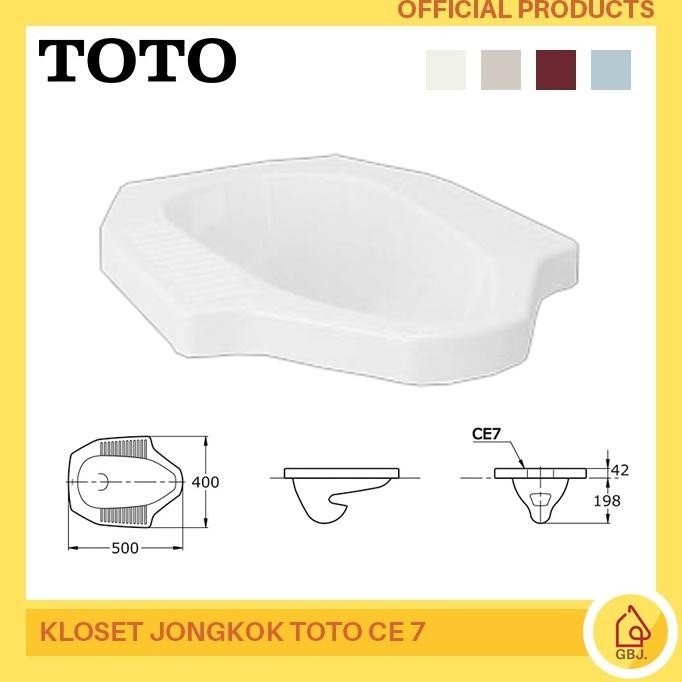 Miliki Kloset Jongkok Toto Ce7 / Kloset Jongkok / Toilet Squat Toto