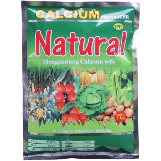 Natural 1 Kg Pupuk Kalsium Natural Pupuk Kalsium Merangsang Pertumbuhan Tanaman  Pupuk Kalsium Natur