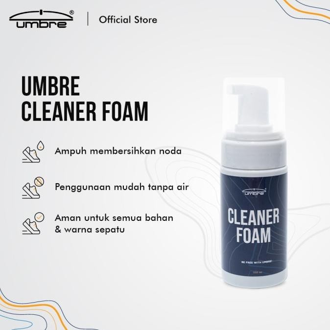 

TERSEDIA UMBRE CLEANER FOAM 100 ML - PEMBERSIH SEPATU SNEAKERS TANPA AIR