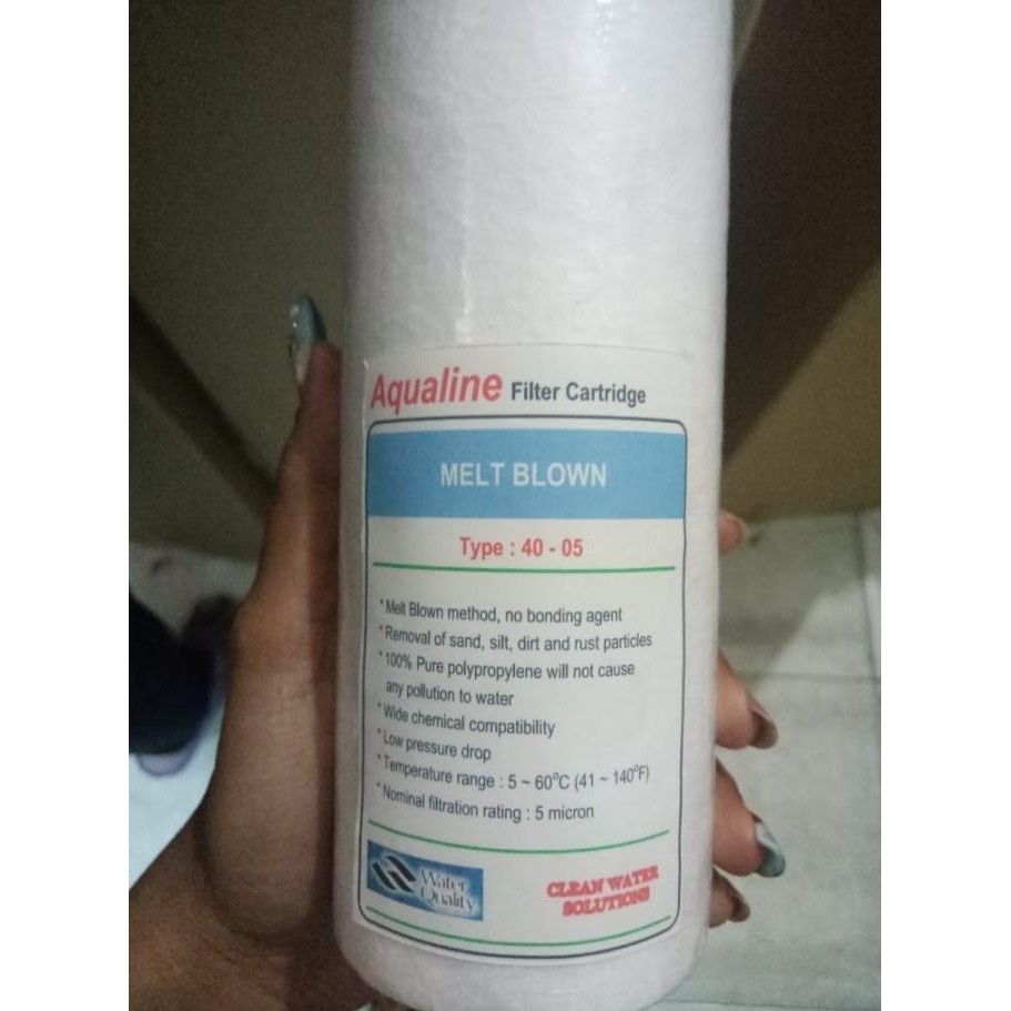 Promo aqualine cartridge filter spoon 40" - sedimen 40" MELT BLOWN COD