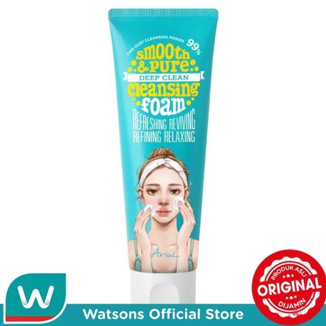 

TERSEDIA ARIUL SMOOTH & PURE DEEP CLEAN CLEANSING FOAM 80ML