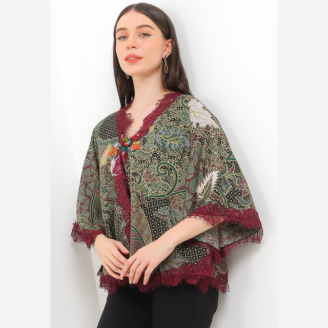 LUIRE by Raden Sirait Kebaya Reling Batik Wanita