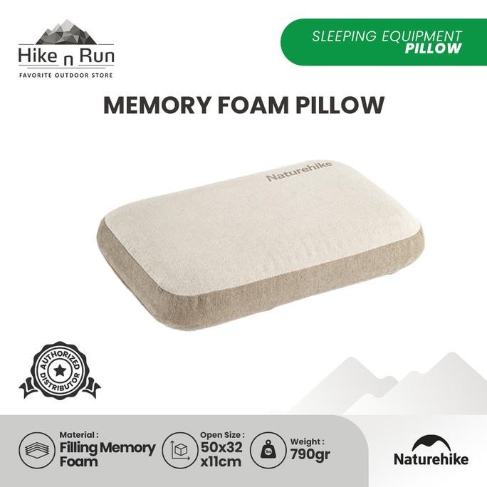 

TERSEDIA BANTAL CAMPING SERBAGUNA NATUREHIKE NH22ZT002 MEMORY FOAM PILLOW
