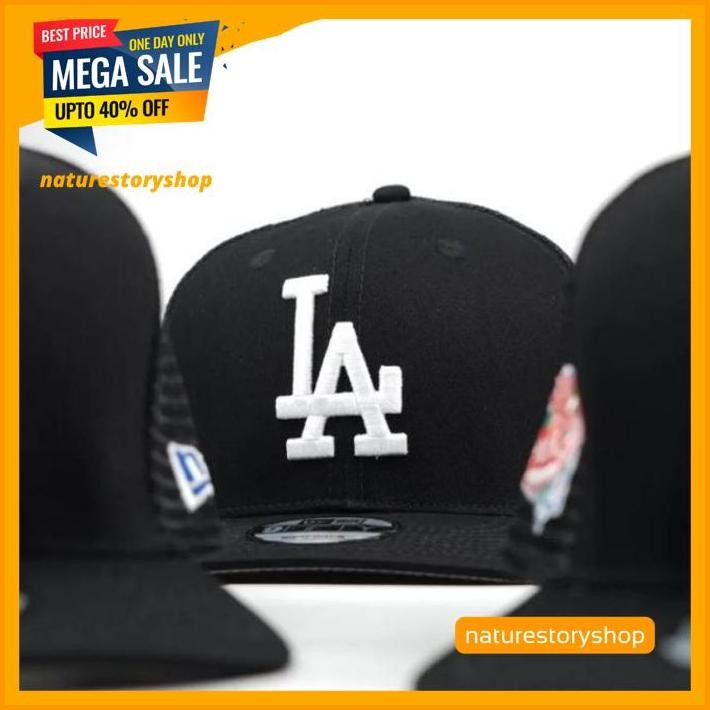 TOPI SNAPBACK LA / LA CAP ORIGINAL IMPORT / HAT PRODUK TERBAIK 