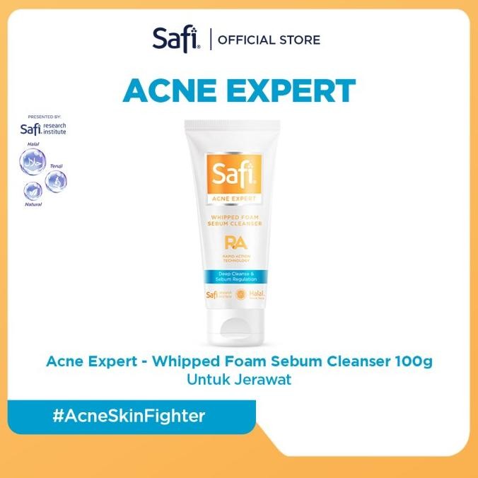 

TERSEDIA SAFI - ACNE EXPERT - WHIPPED FOAM SEBUM CLEANSER 100GR - UNTUK JERAWAT