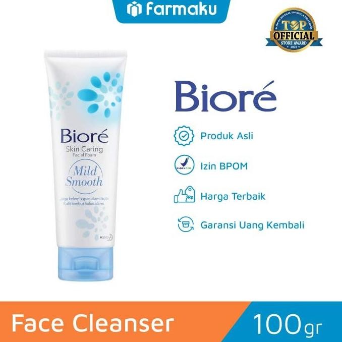 

TERSEDIA BIORE SKIN CARING FACIAL FOAM MILD SMOOTH 100 GR - SABUN MUKA