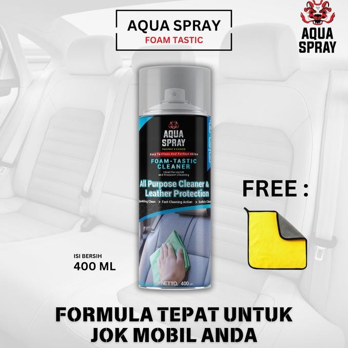 

TERSEDIA AQUA SPRAY - TASTIC FOAM CLEANER CAIRAN PEMBERSIH SERBAGUNA