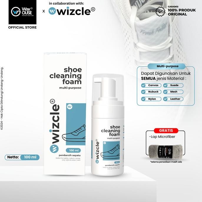 

TERSEDIA WAXOUSE X WIZCLE SHOE CLEANING FOAM BUSA PEMBERSIH SEPATU