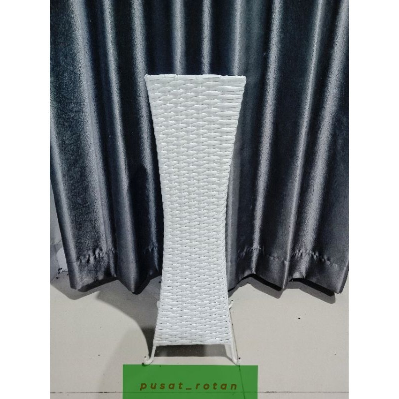 [COD] TEMPAT PAYUNG/VAS ROTAN SINTETIS /POT SUDUT ROTAN KOTAK 60 CM