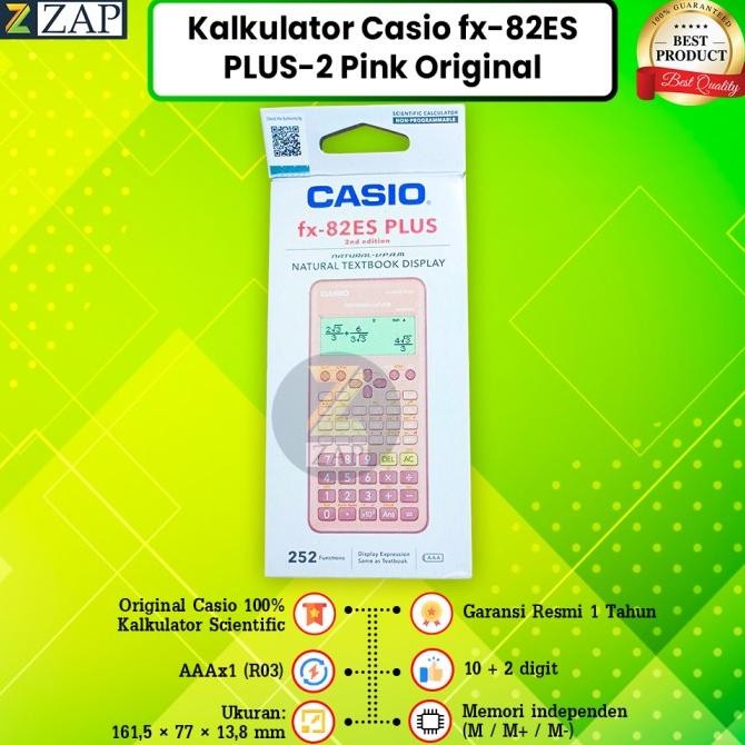 

BEBAS ONGKIR - Kalkulator Casio fx 82ES PLUS-2 Calculator Scientific New Original