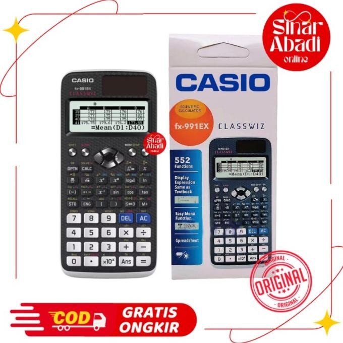 

TERLARIS - KALKULATOR / SCIENTIFIC CALCULATOR CASIO FX-991 EX