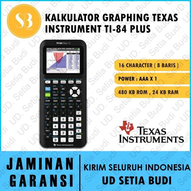 

TERLARIS - Texas Instruments TI-84 Plus CE Graphing Calculator