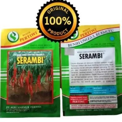Cabe Serambi 10Gr Benih Cabe Keriting Serambi 10 Gr Benih Pertiwi